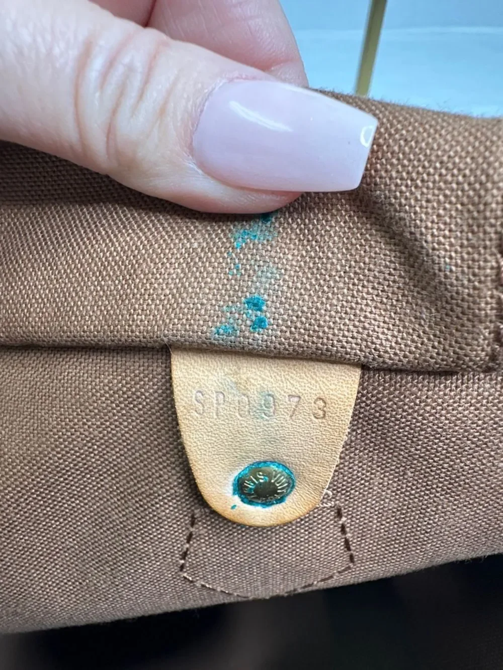 Louis Vuitton Monogram Speedy Bag in Brown and Tan Vintage
